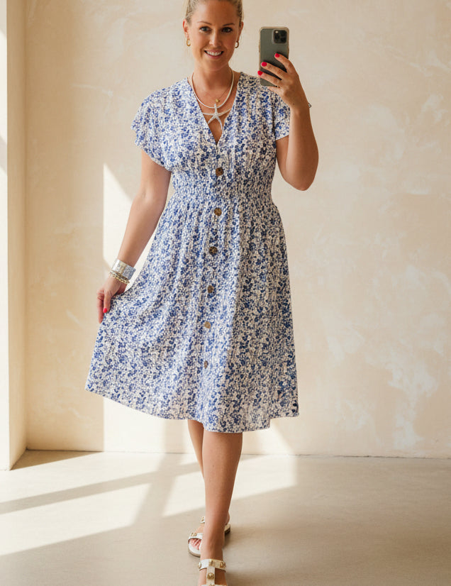 Floral Ditsy Midi Dress