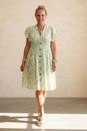 Floral Ditsy Midi Dress