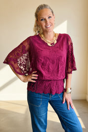 Butterfly Lace Blouse