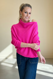 Asymmetric Slouch Italian Soft Knit