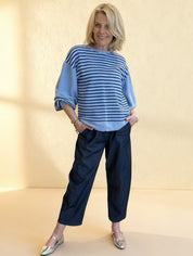 Coast Line - Balloon Sleeve Sweat Shirt