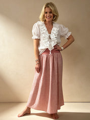 Valentine Gingham Skirt