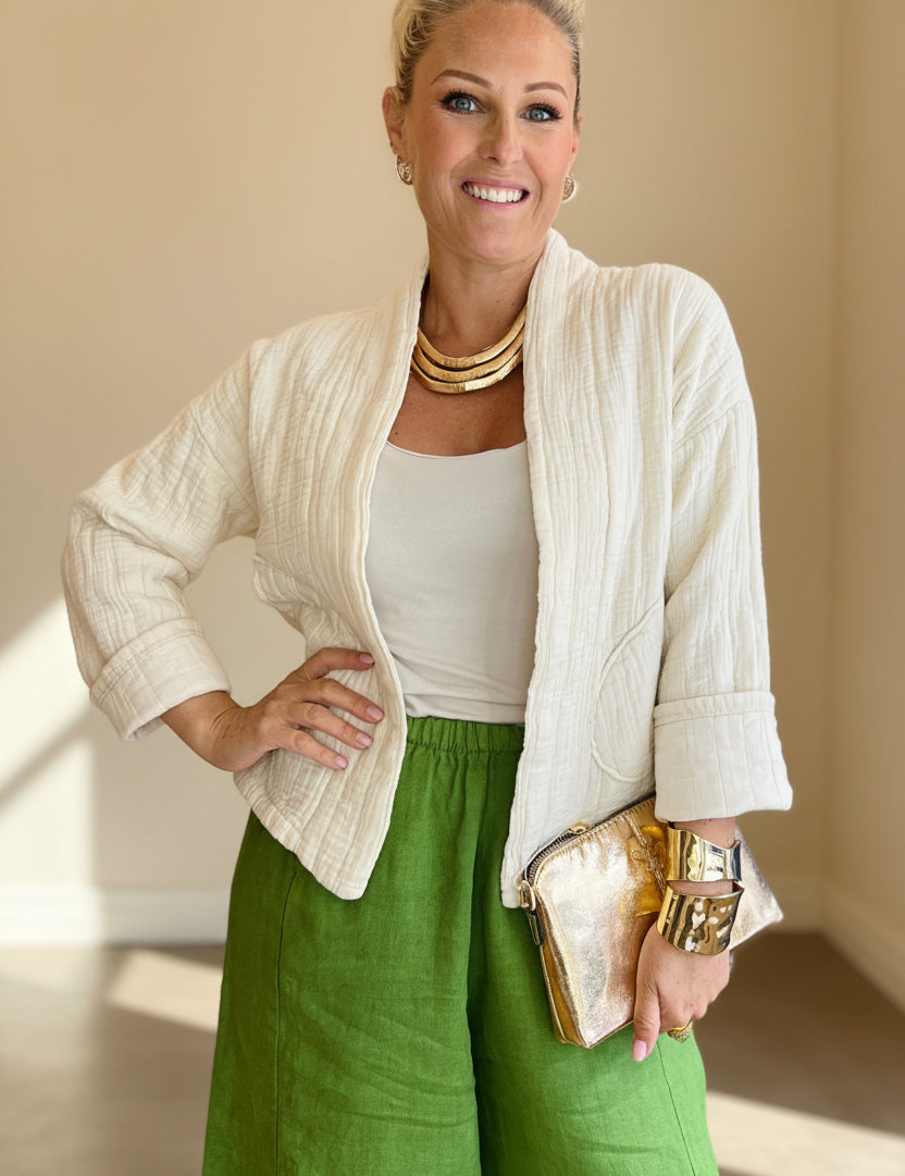 Quilted Boxy Jacket
