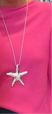 Star Fish Statement Necklace