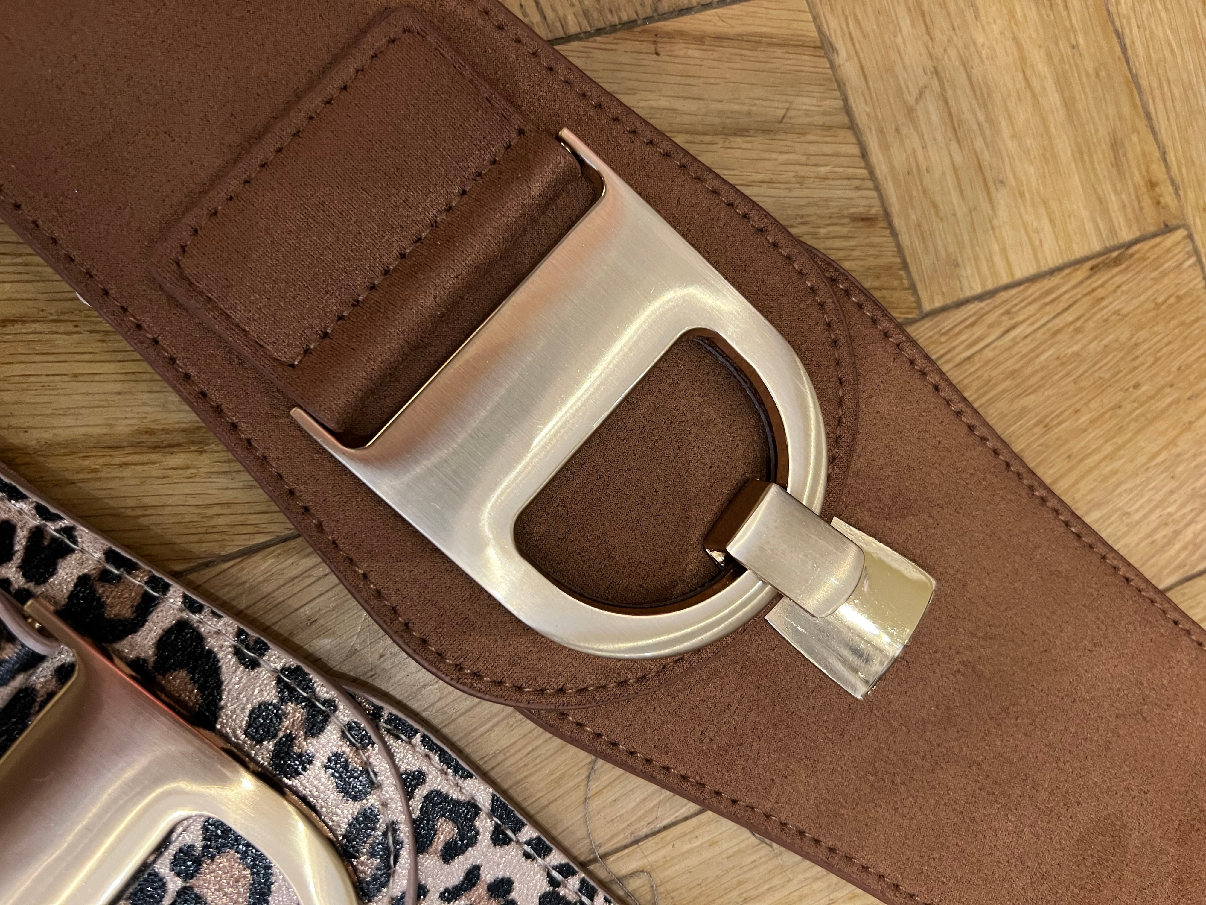 D Buckle Waist Cincher Belt