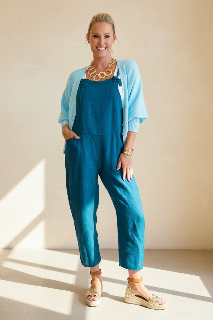 Linen Dungarees