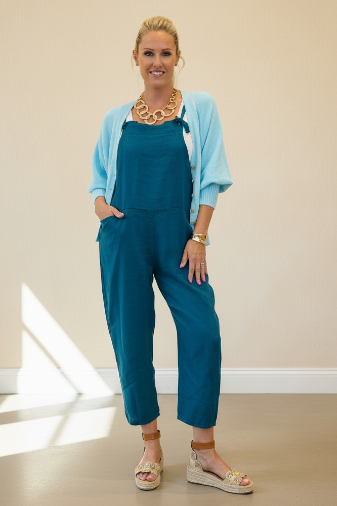 Linen Dungarees