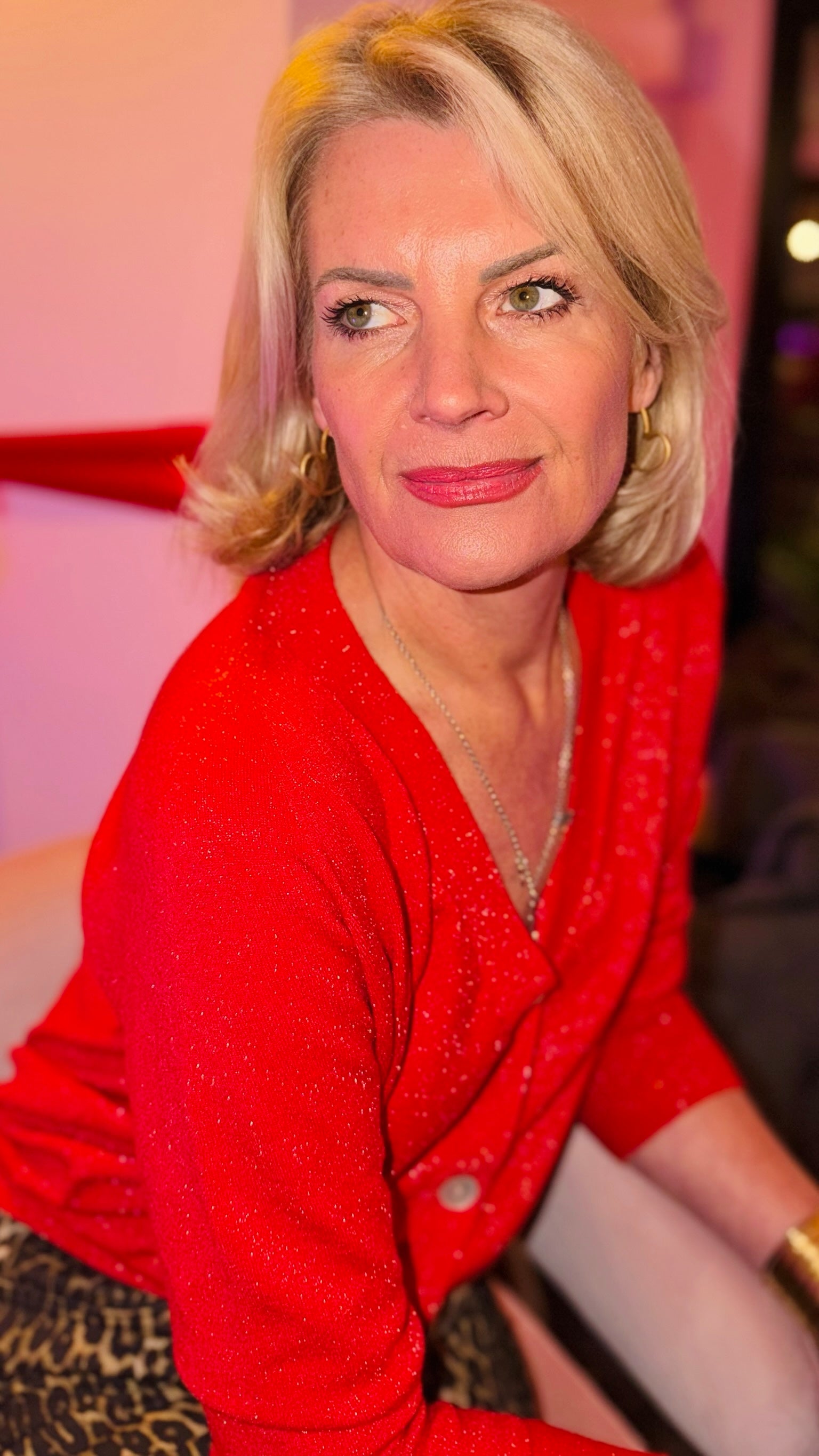 Stella Sparkle Boyfriend Cardigan