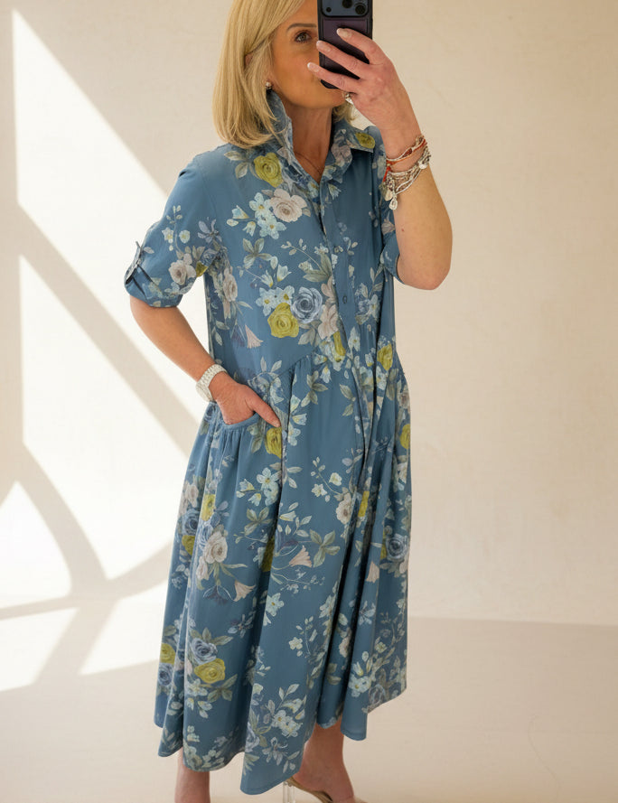 Victoria Floral Shirt Dress