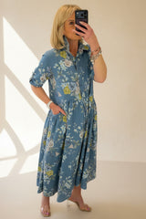 Victoria Floral Shirt Dress