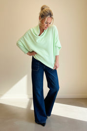 Asymmetric Slouch Italian Soft Knit