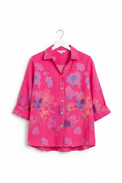 Claudia Painted Linen Shirt