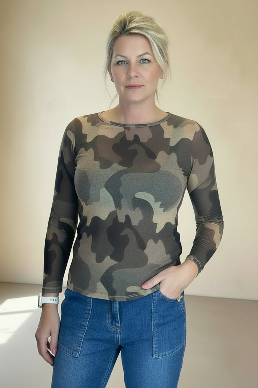 Cashmere Blend Base-Layer - Boat Neck
