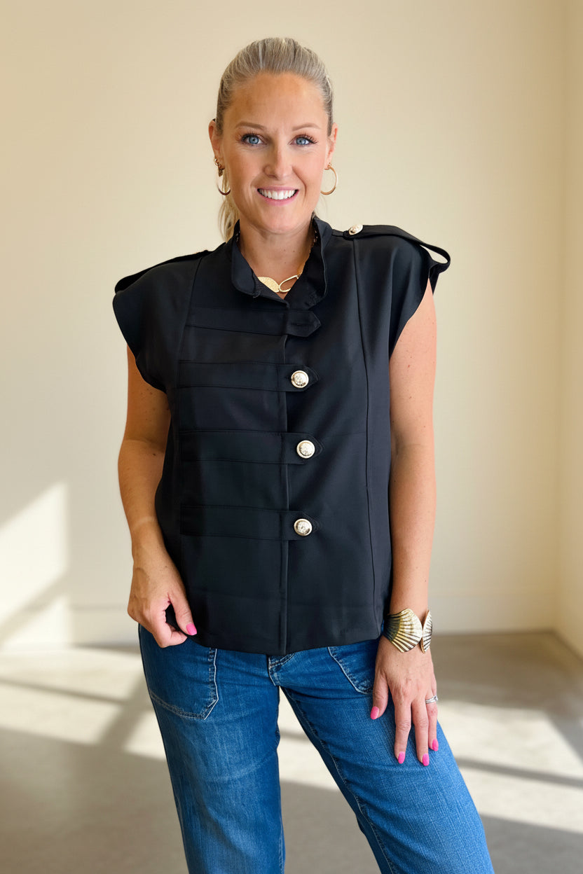 Military Style Waistcoat