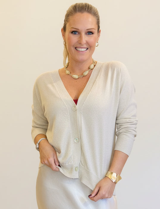 Stella Sparkle Boyfriend Cardigan
