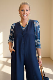 Sleevless Palazzo Jumpsuit