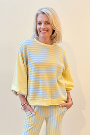 Coast Line - Balloon Sleeve Sweat Shirt