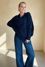 Asymmetric Slouch Italian Soft Knit