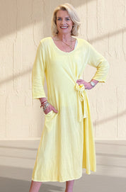 Sorrento Side Tie Midi Dress