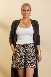 Animal Print Shorts