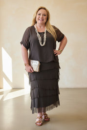 Freya - Silk Maxi Dress