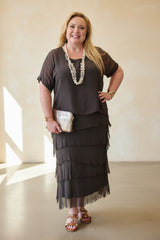Freya - Silk Maxi Dress