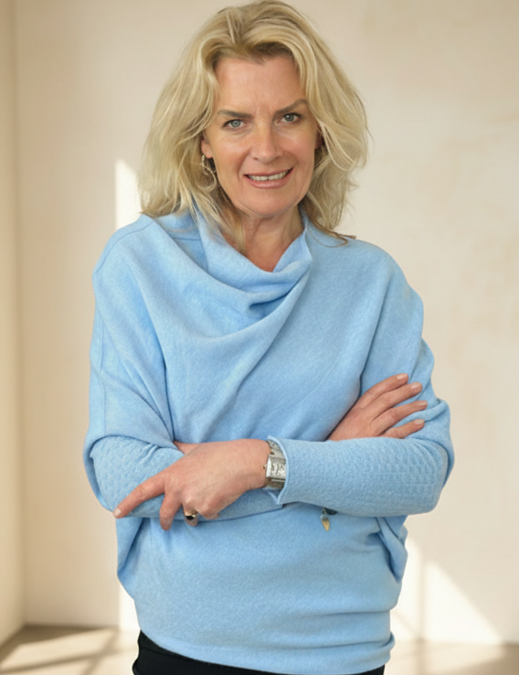 Asymmetric Slouch Italian Soft Knit