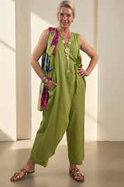 Silvana Faux Wrap Jumpsuit