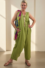 Silvana Faux Wrap Jumpsuit