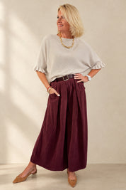 Corduroy Palazzo Culottes