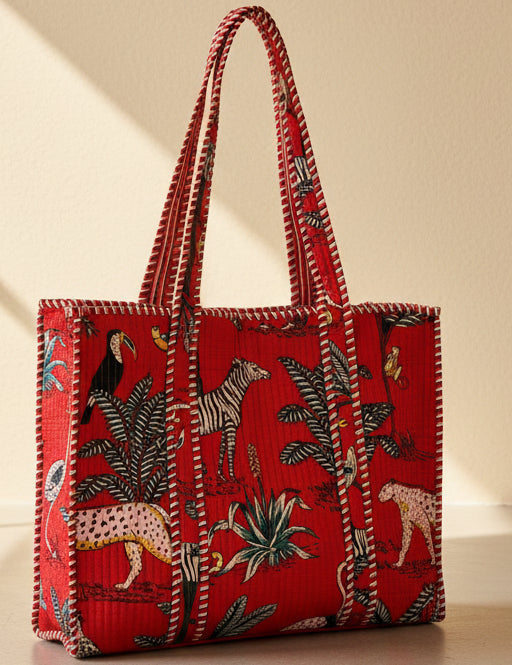 Safari Toile Print Bag