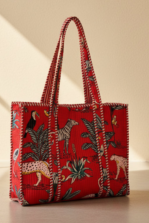 Safari Toile Print Bag