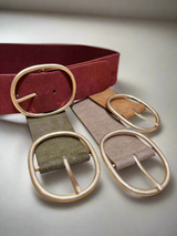 Big Buckle Lustre Stretch Belt