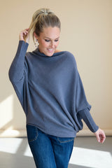 Asymmetric Slouch Italian Soft Knit
