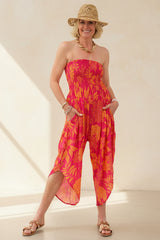 Jungle Batik Print  Romper