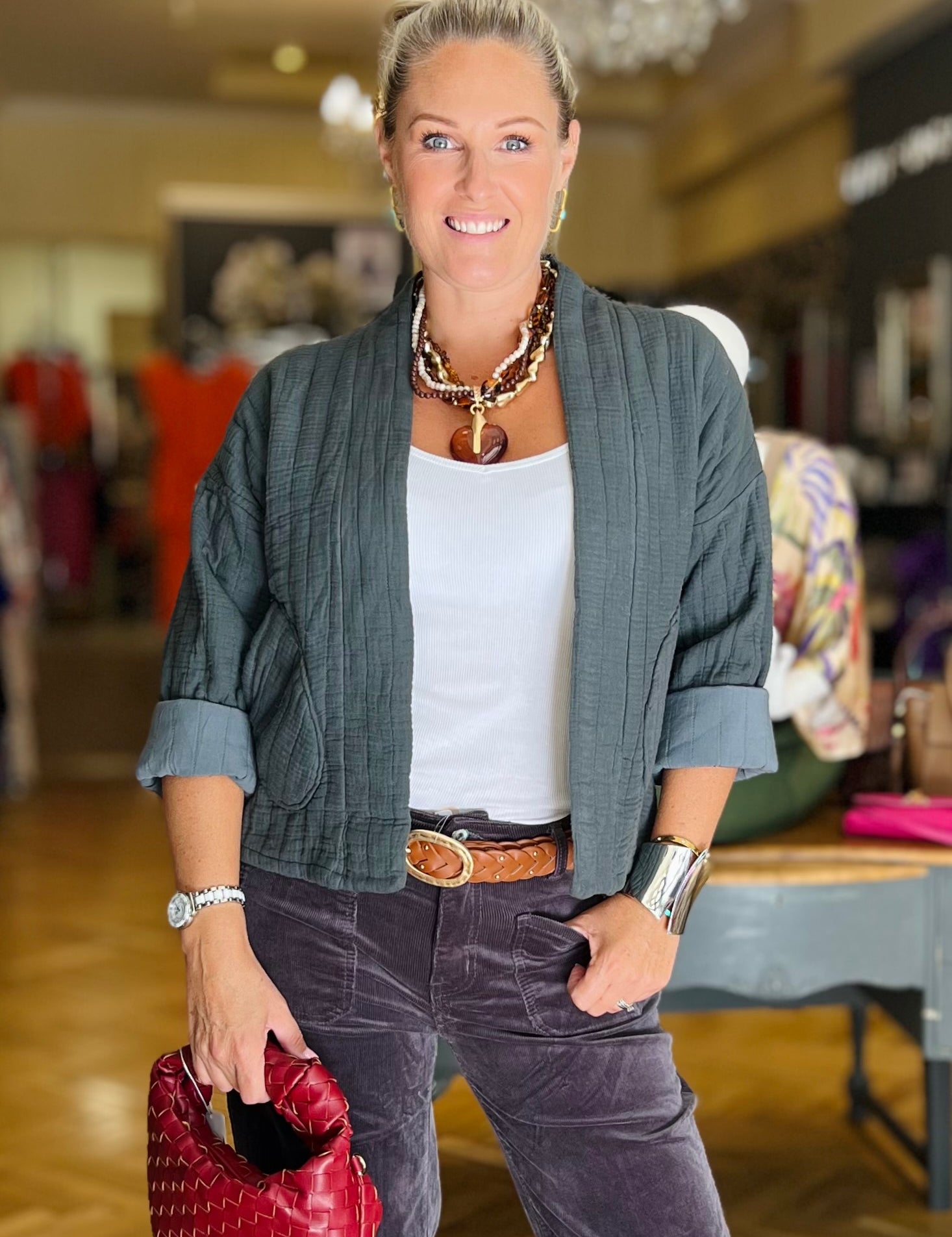 Padded Shortie Jacket