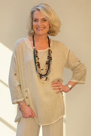 Sorrento Collection - Button Tunic