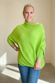 Asymmetric Slouch Italian Soft Knit