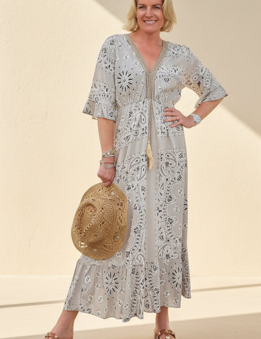 Bandana Boho Dress