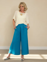 Linen Wide Leg Cullottes