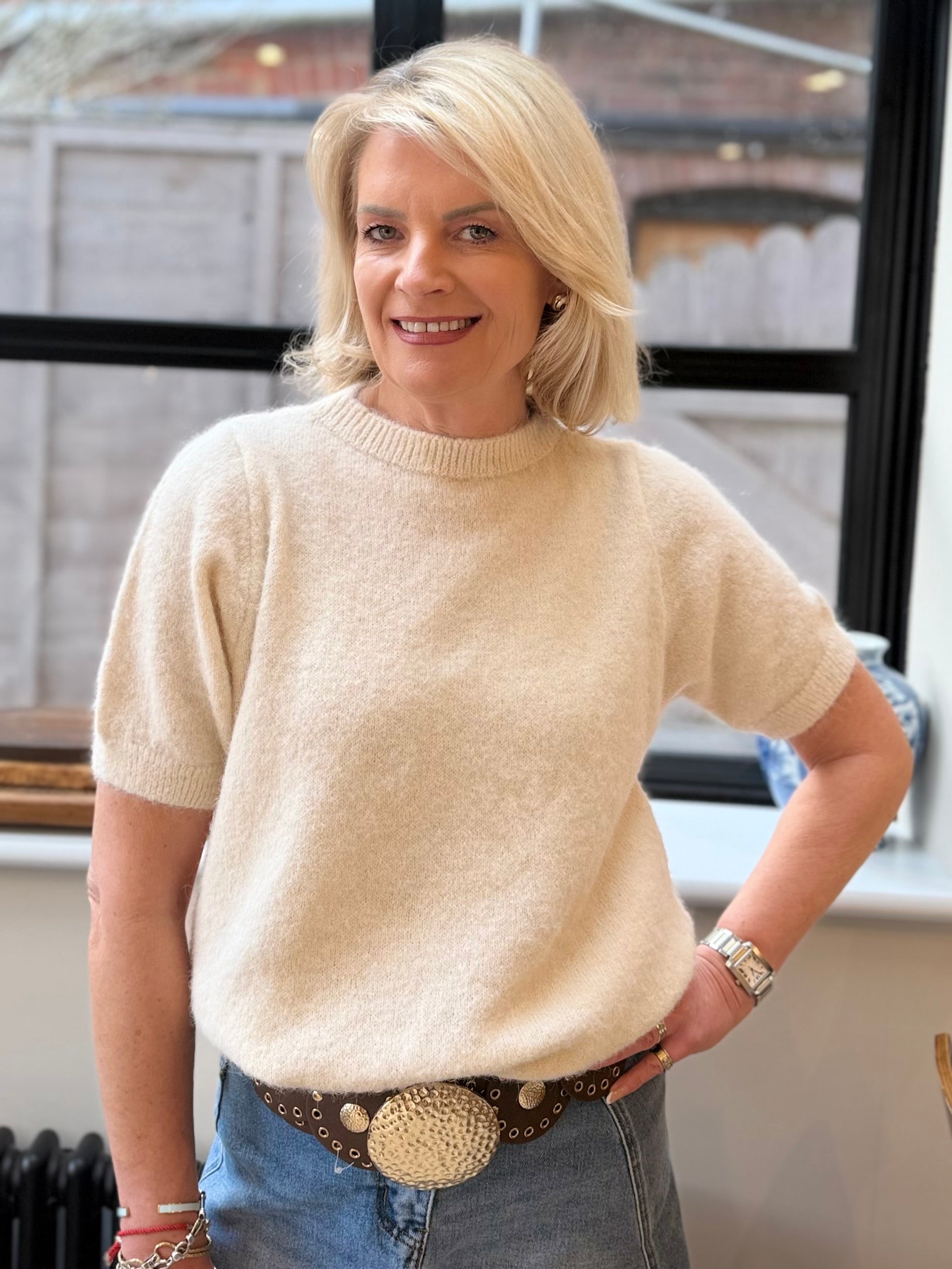 Georgie Short Sleeve Knit