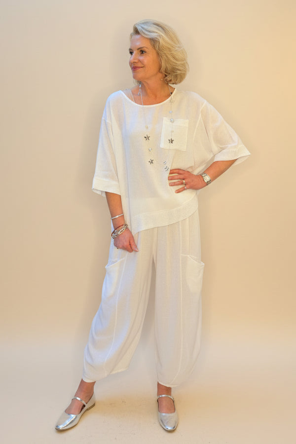 Sorrento Collection - Waffle Pocket Top