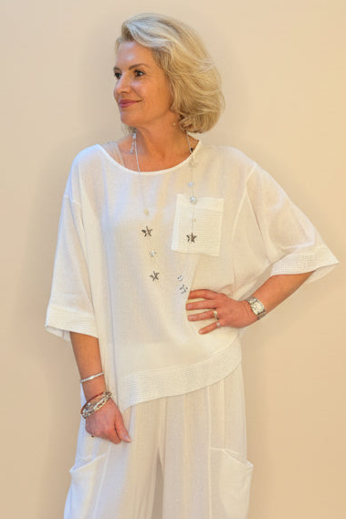 Sorrento Collection - Waffle Pocket Top