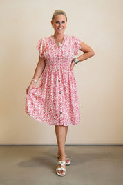 Floral Ditsy Midi Dress