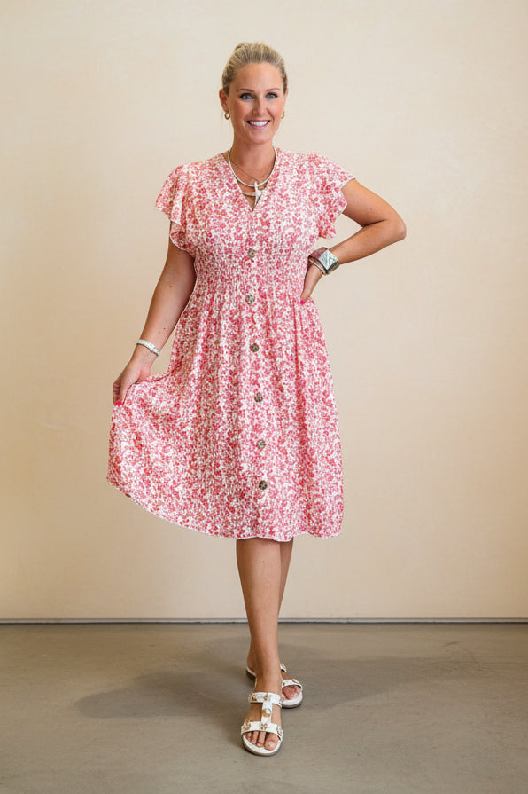 Floral Ditsy Midi Dress