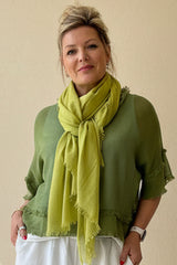 Raw Edge 2 piece Layer top