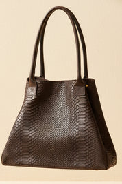 Italian Leather Shopper