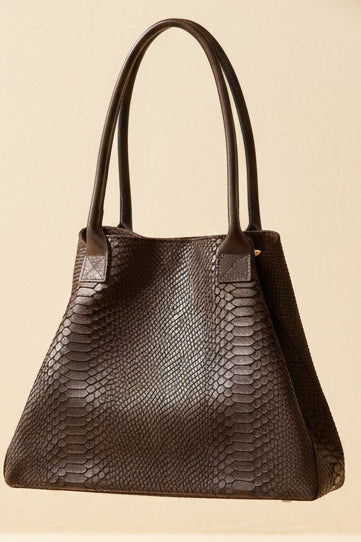 Italian Leather Shopper