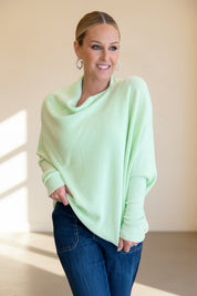 Asymmetric Slouch Italian Soft Knit