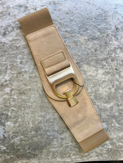 D Buckle Waist Cincher Belt